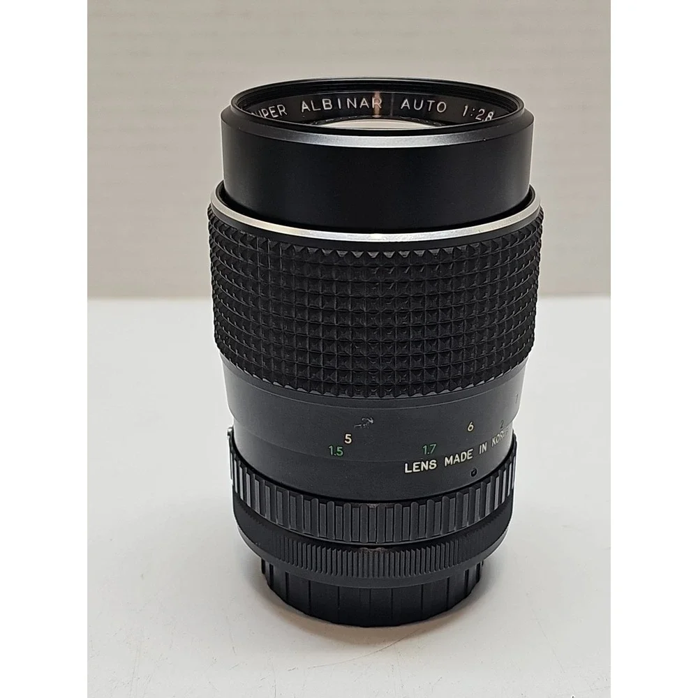 Super Albinar Auto Coated 135mm f/2.8 PK Mount Lens Excellent